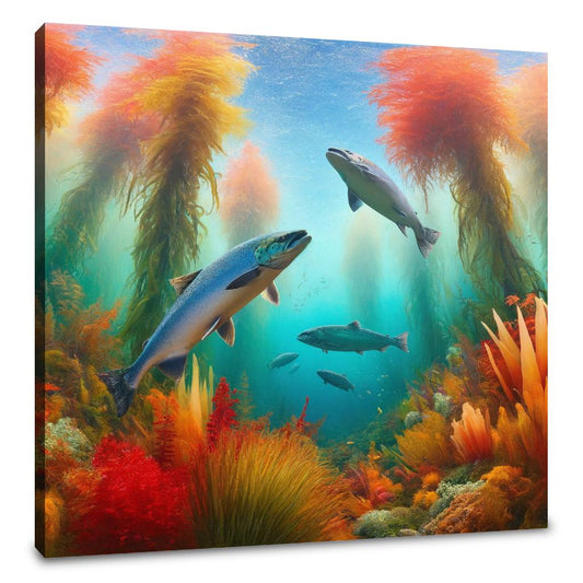 Autumn Underwater Canvas - Main Image