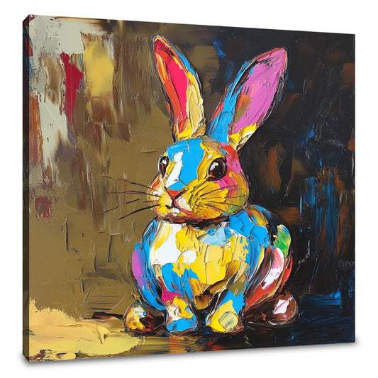 Golden Bunny Canvas - Main Image
