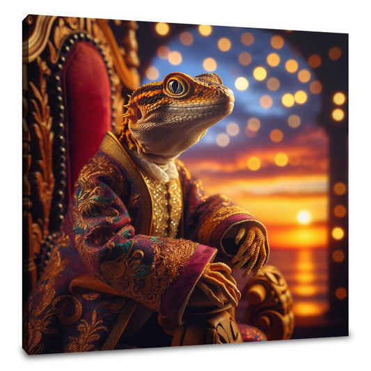 Regal Reptile Royalty Canvas - Main Image
