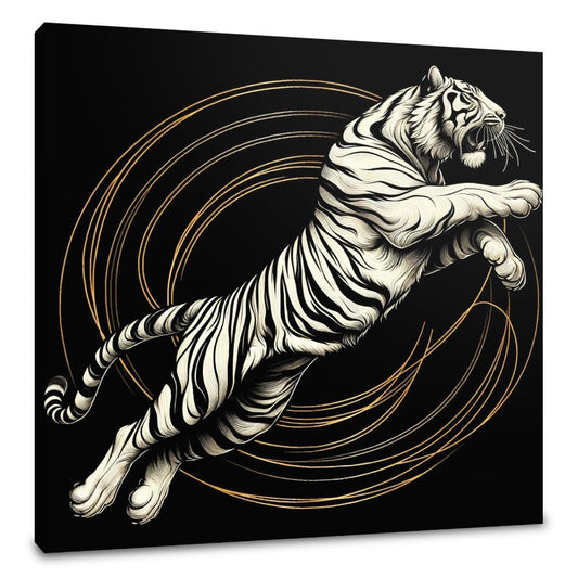 Golden Leap Majesty Canvas - Main Image