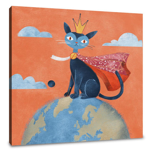 Majestic Cat Royalty Canvas - Main Image