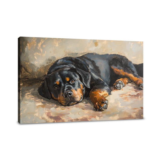 Rottweiler Rest Canvas - Main Image