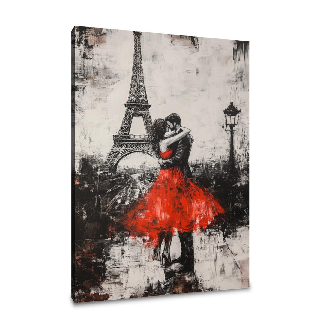 Eiffel Embrace Canvas - Main Image