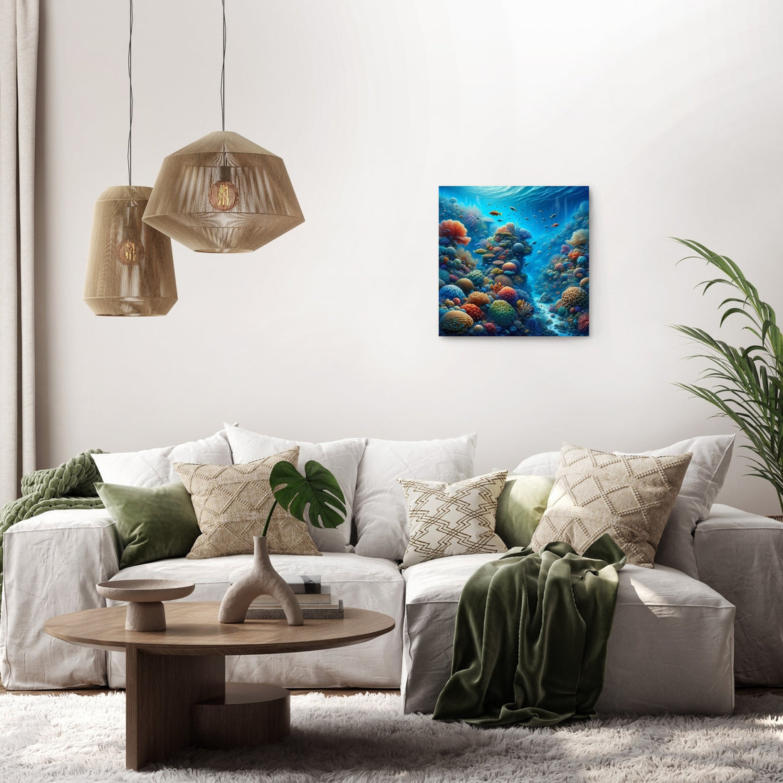 Coral Reef Symphony Canvas - Secondary Image 2