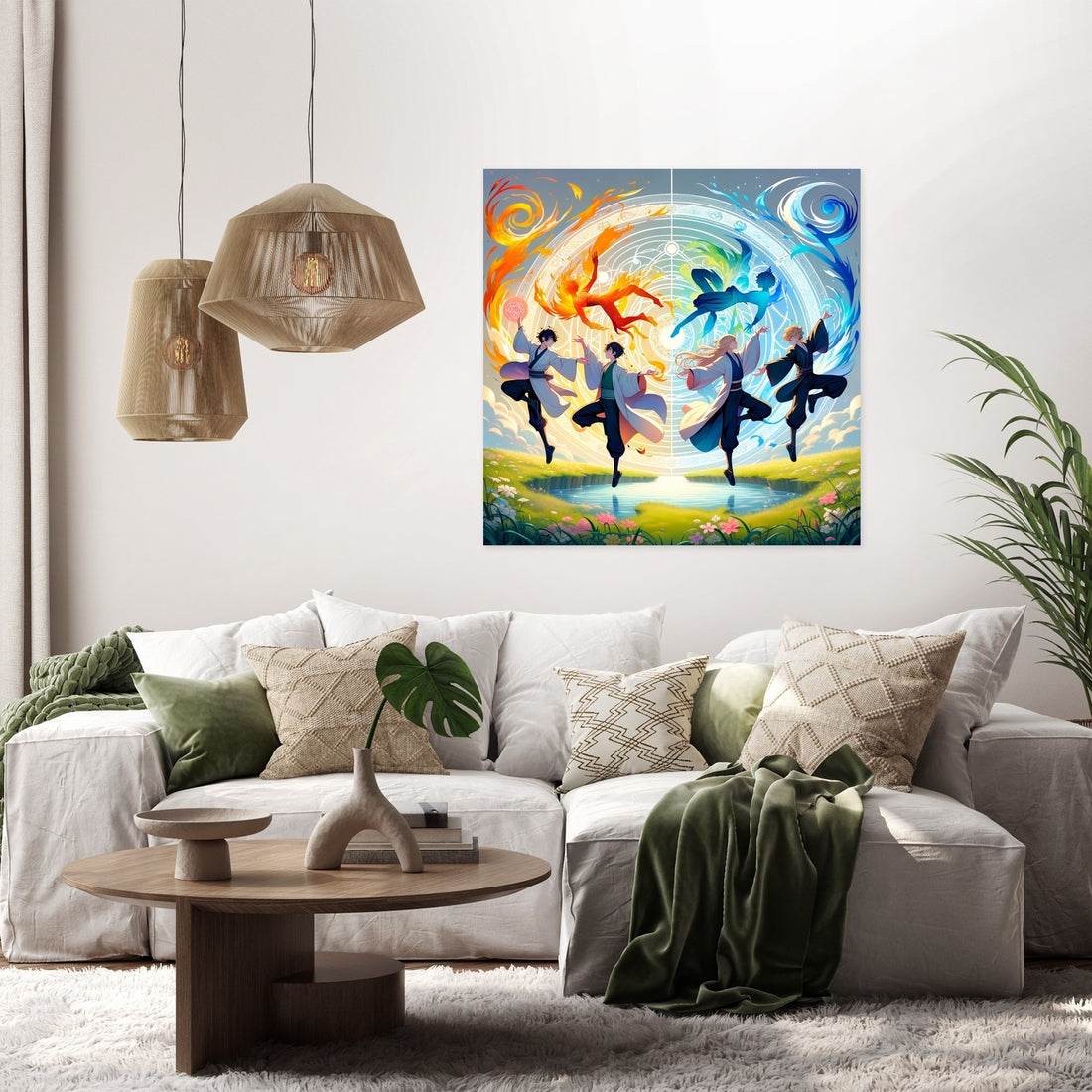 Harmony of Elements Canvas - Secondary Image 2