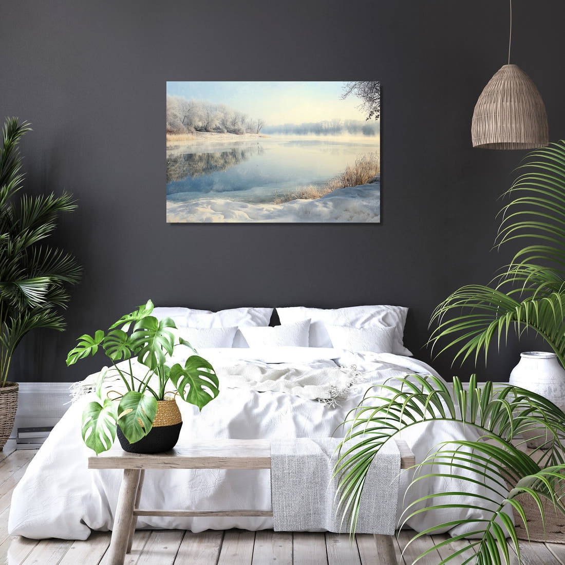 Frosted Serenity Canvas - Secondary Image 6