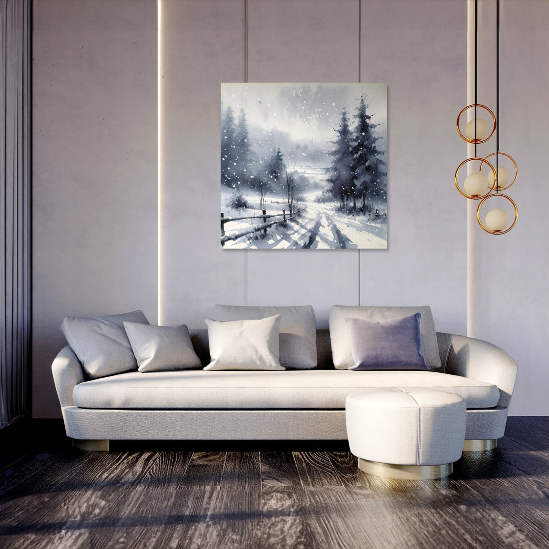 Whispering Winter Canvas - Secondary Image