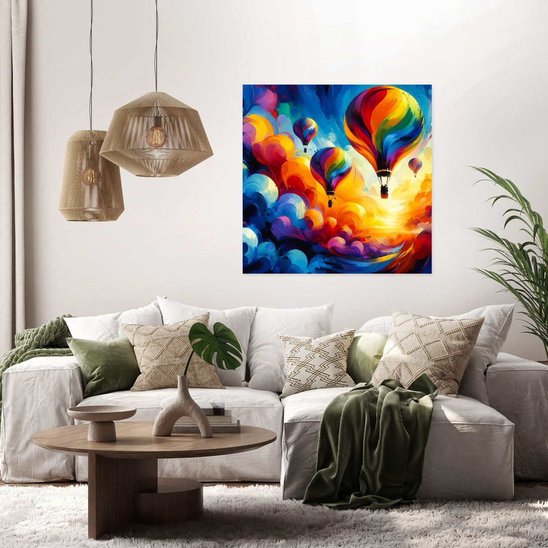 Abstract Horizons Canvas - Secondary Image 2