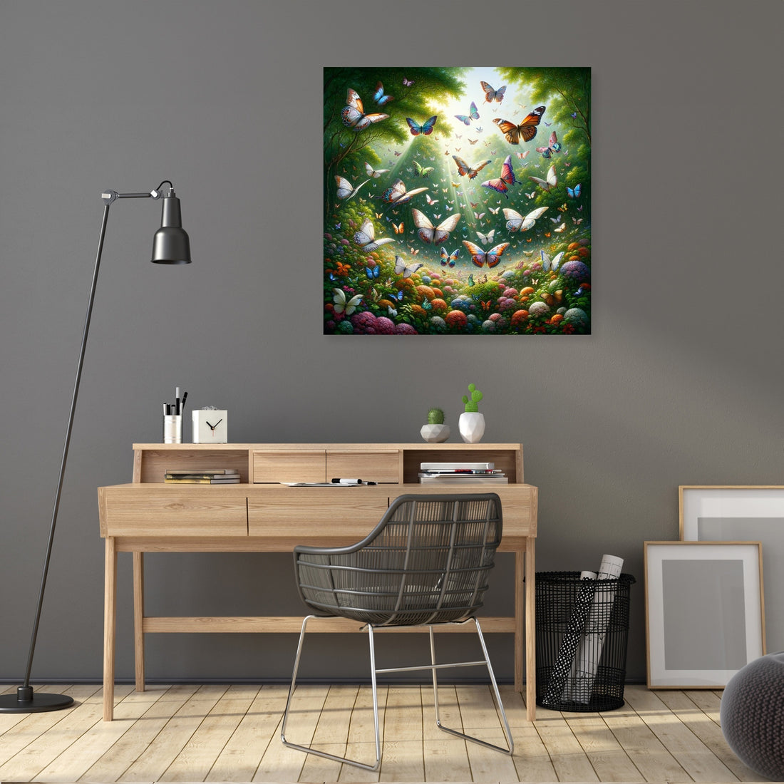 Butterfly Garden Dance Canvas - Secondary Image 5