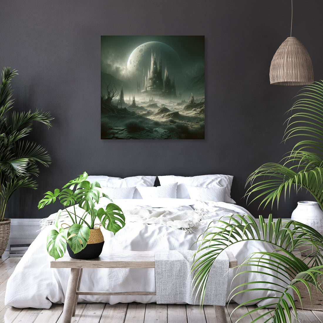 Ancient Relics Under Moonlight Canvas - Secondary Image 6