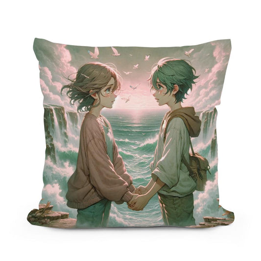 Seaside Farewell Cotton Cushion - Main Image