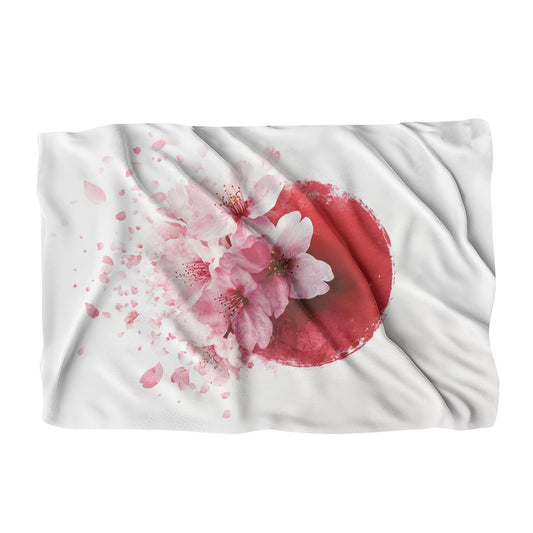 Cherry Blossom Emblem Blanket - Main Image