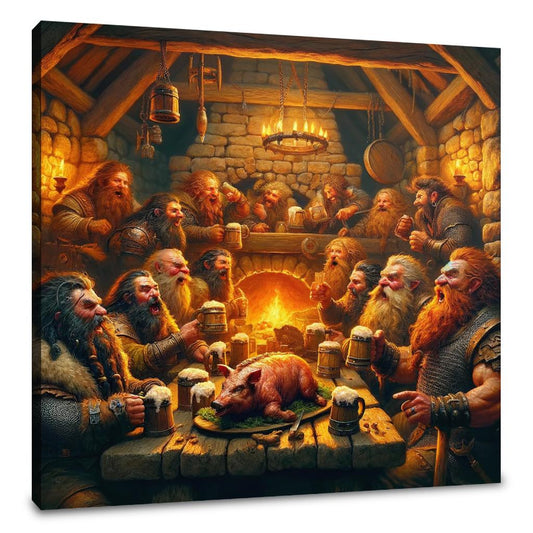 Dwarven Hearth Tales Canvas - Main Image