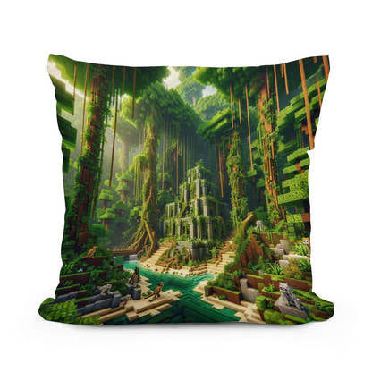 Jungle Mystery Cotton Cushion - Main Image