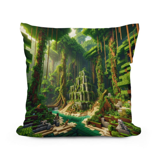 Jungle Mystery Cotton Cushion - Main Image