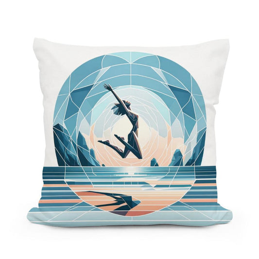 Tranquil Strides Cotton Cushion - Main Image