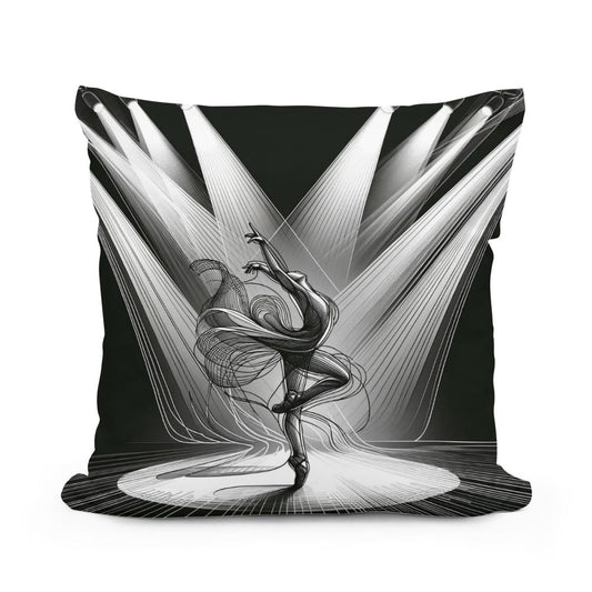 Dance of Shadows Cotton Cushion - Main Image