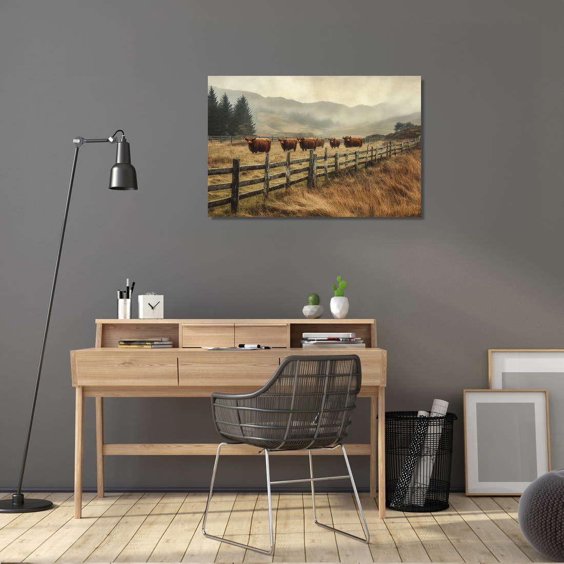 Highland Cows Canvas - Secondary Image 5