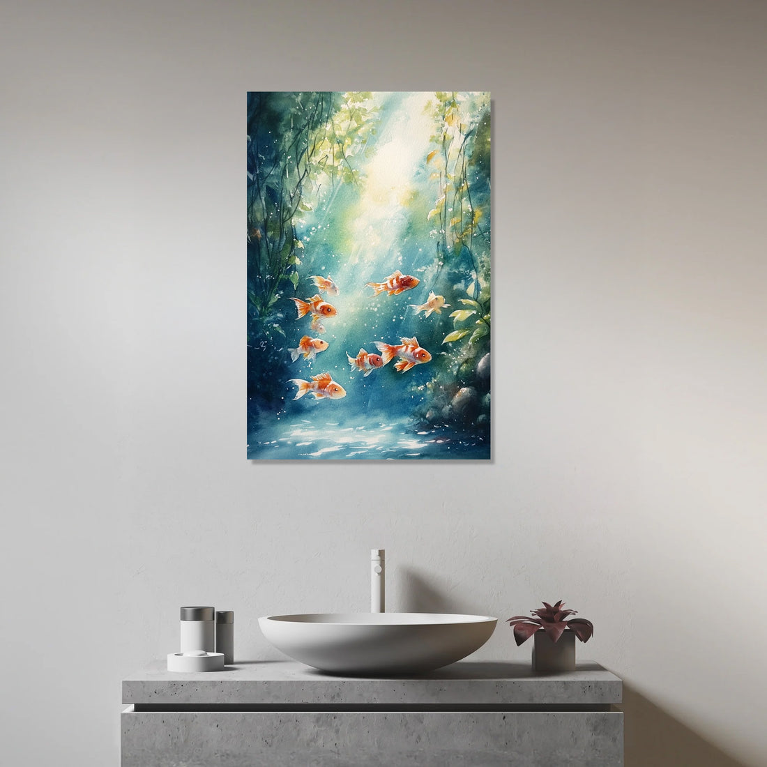 Aquatic Nostalgia Canvas - Secondary Image 3