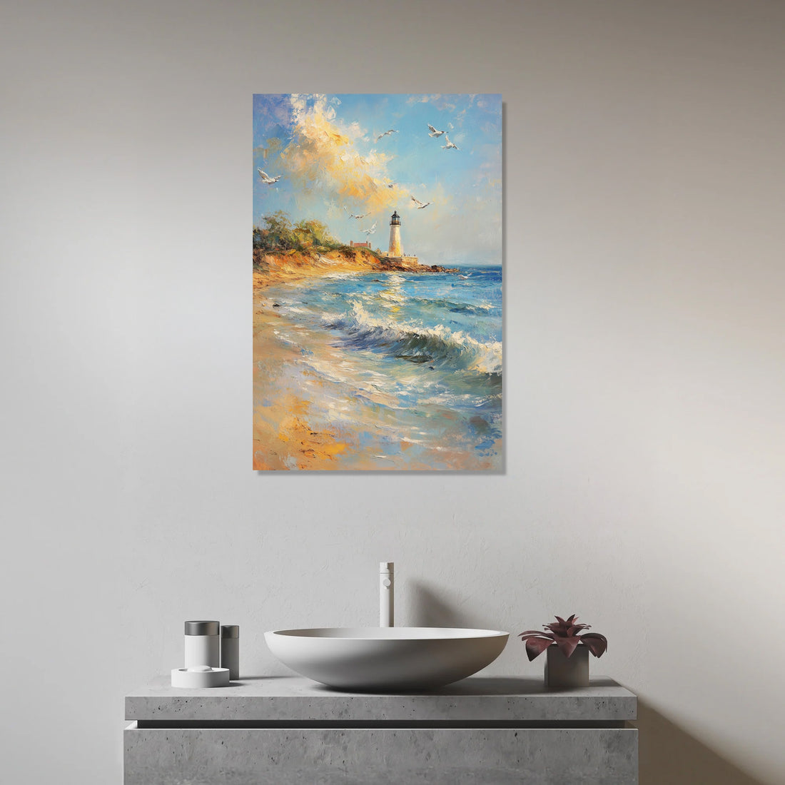 Tranquil Seaside Memories Canvas - Secondary Image 3