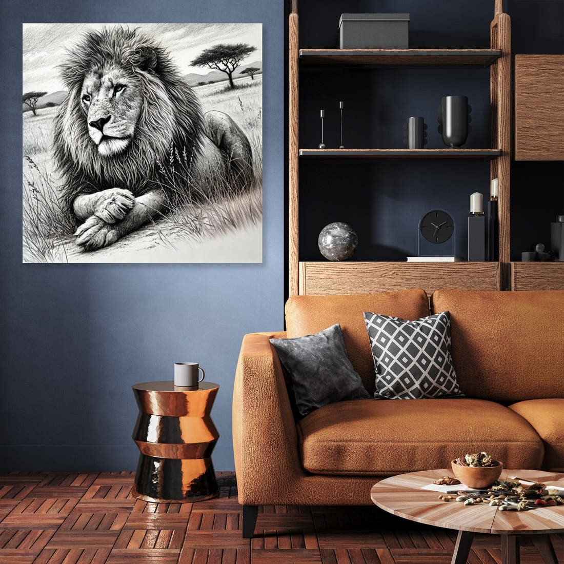 Serene Savannah Majesty Canvas - Secondary Image 3
