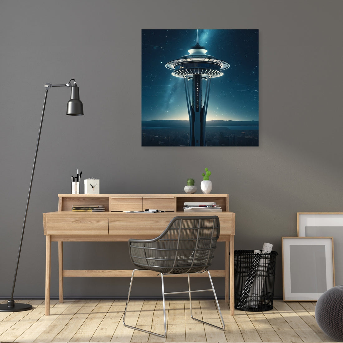 Space Needle Sky Canvas - Secondary Image 5