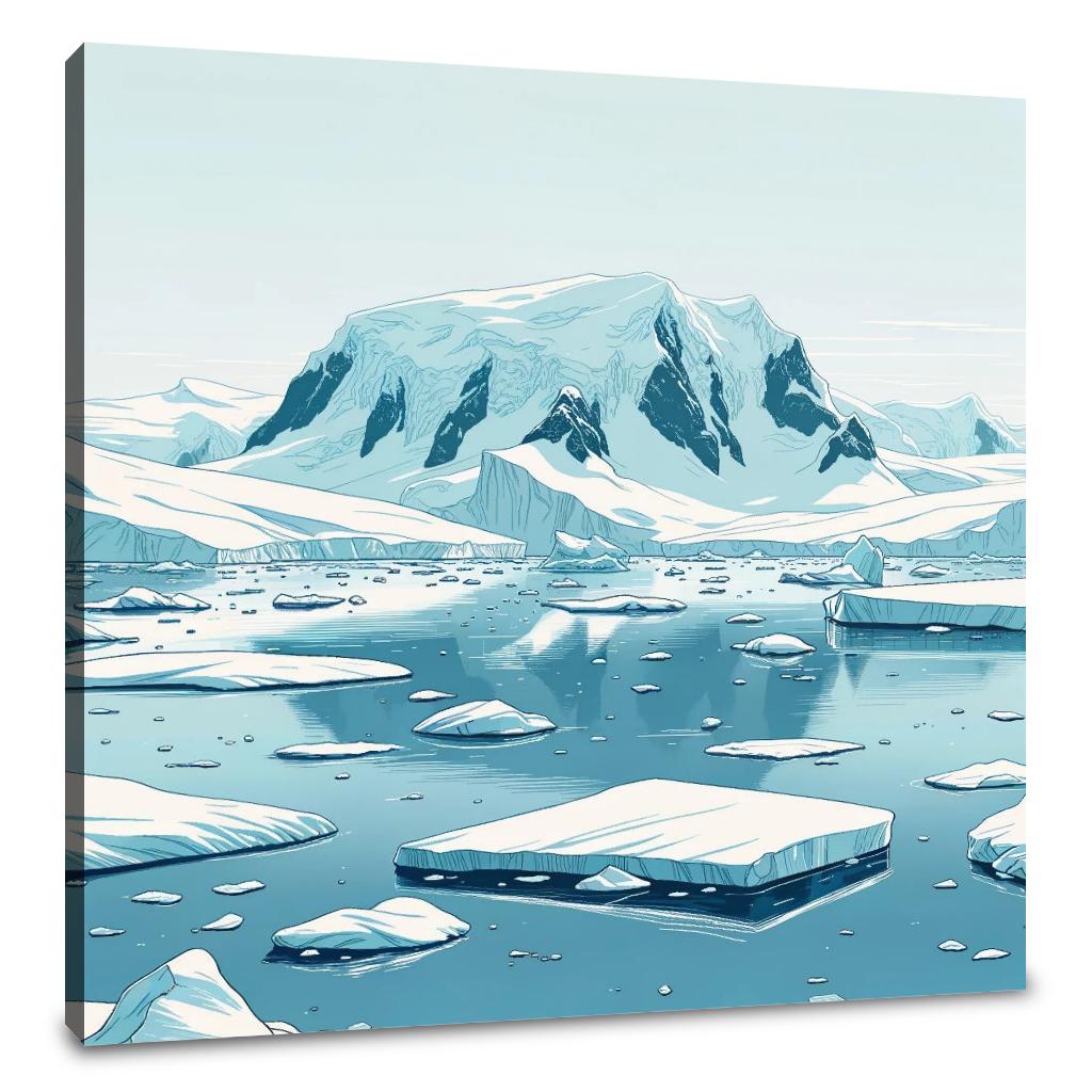Antarctic Serenity Canvas - Main Image