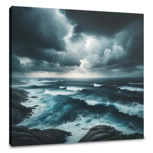 Stormy Seascape Canvas - Main Image