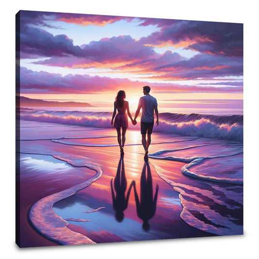 Seaside Embrace Canvas - Main Image