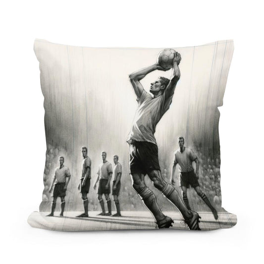 Throw-In Sketch Cotton Cushion - Main Image