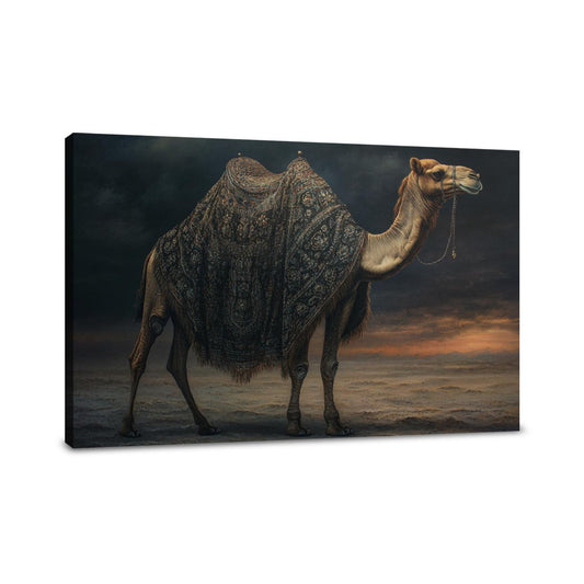 Embroidered Camel Canvas - Main Image
