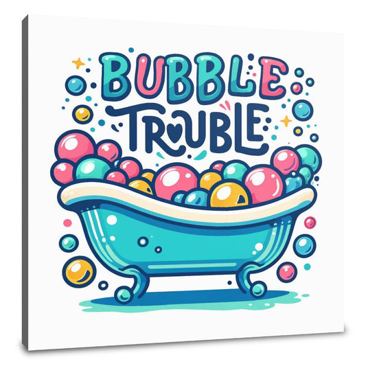 Bubble Trouble Bliss Canvas - Main Image