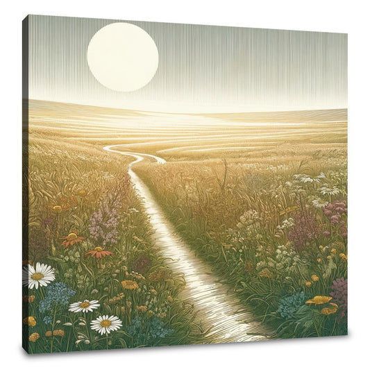 Noon in the Meadow Canvas - Main Image
