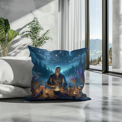 Alchemy Under Stars Cotton Cushion - Secondary Image 3