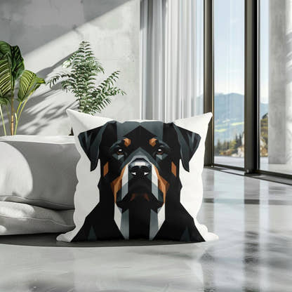 Rottweiler's Realm Cotton Cushion - Secondary Image 3