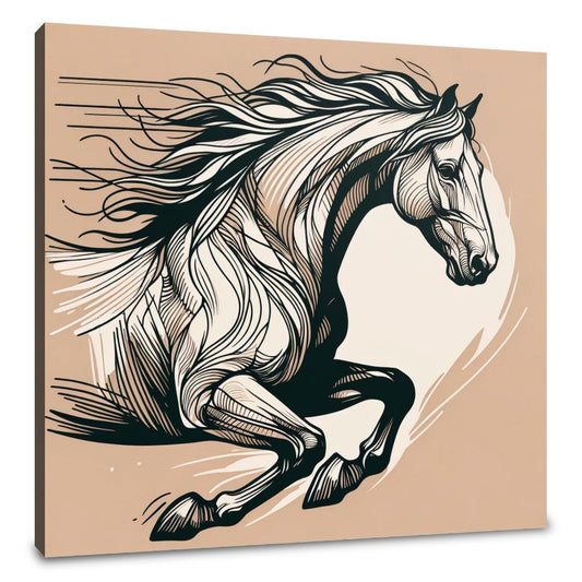 Galloping Grace Canvas - Main Image