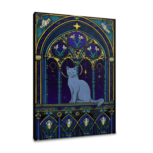 Sacred Feline Altar Canvas - Main Image