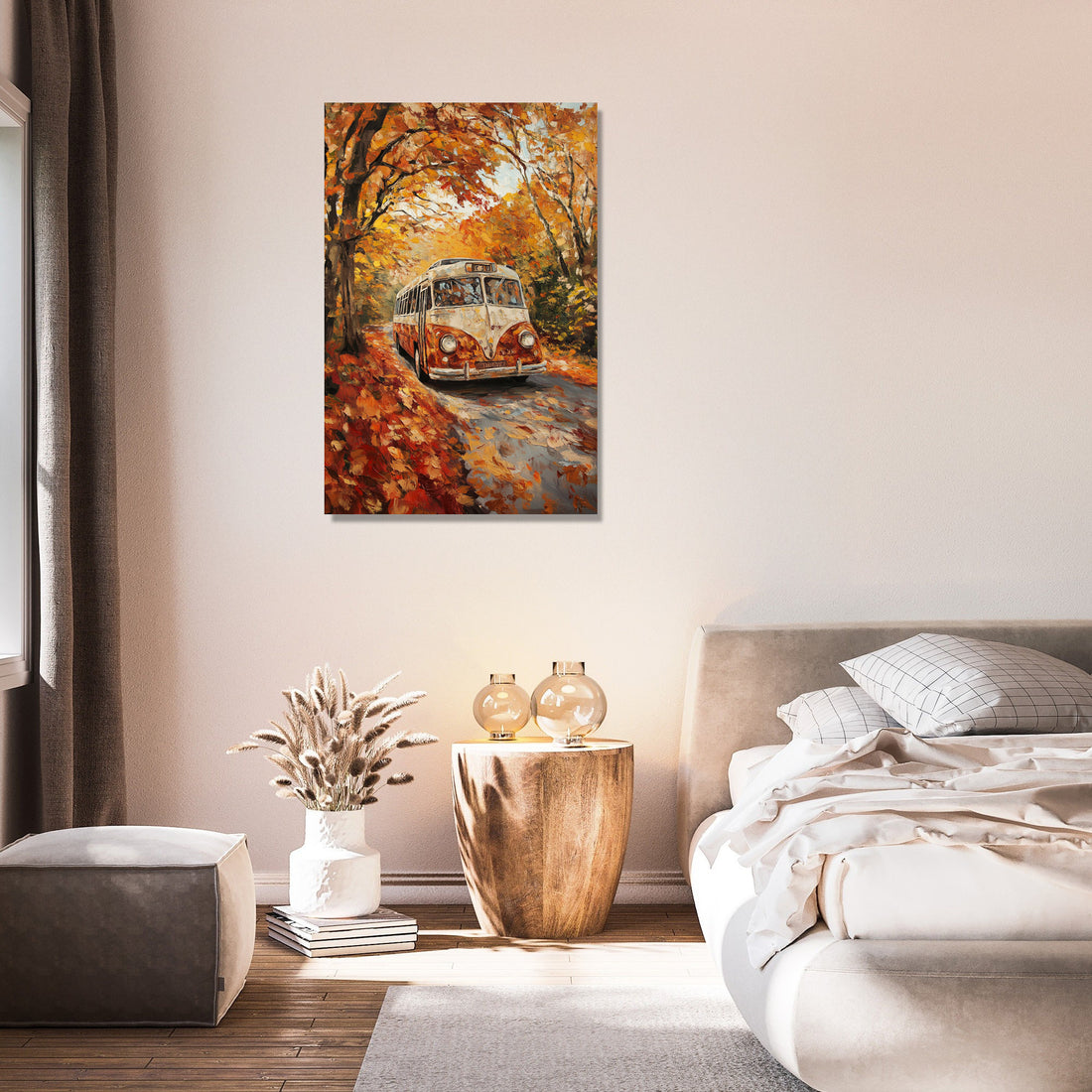 Vintage Tour Bus Canvas - Secondary Image 7