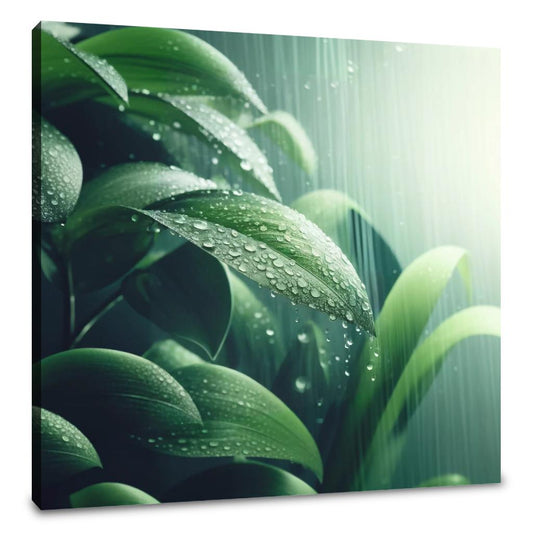 Raindrop Serenity Canvas - Main Image