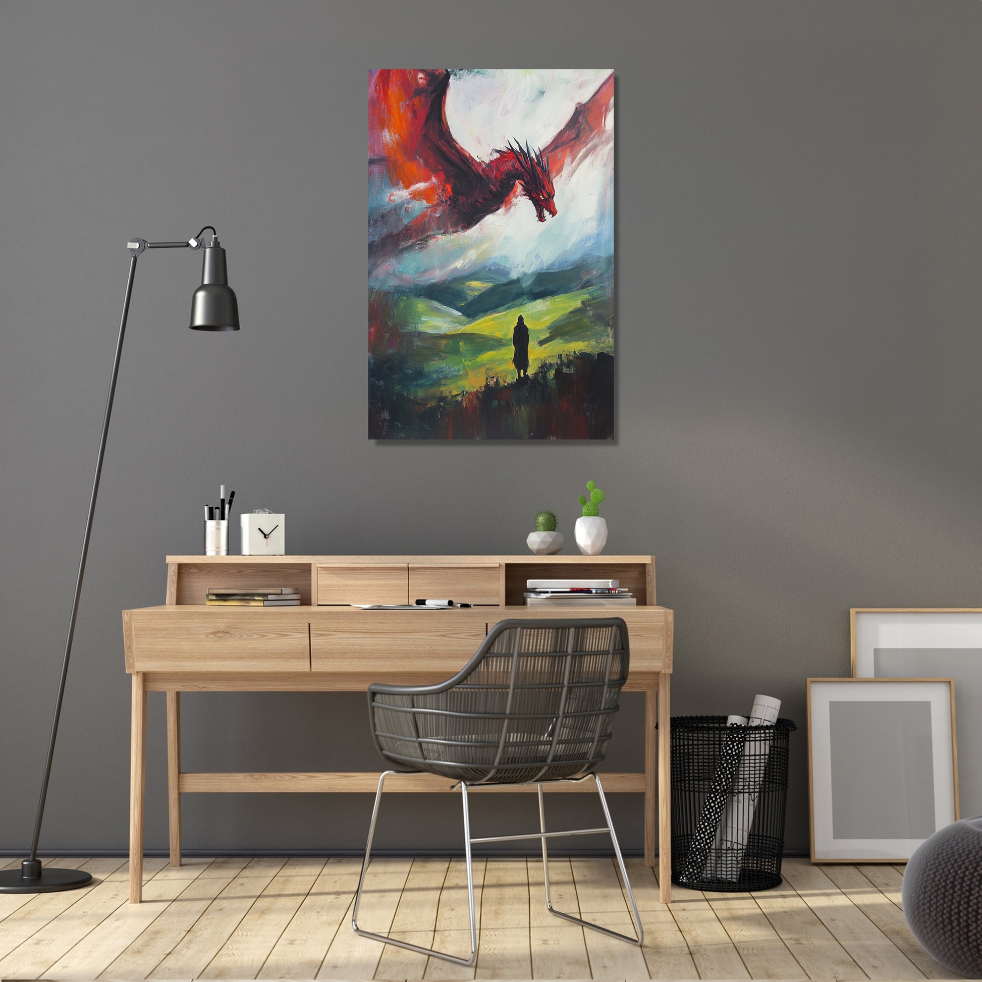 Welsh Dragon Majesty Canvas - Secondary Image 5