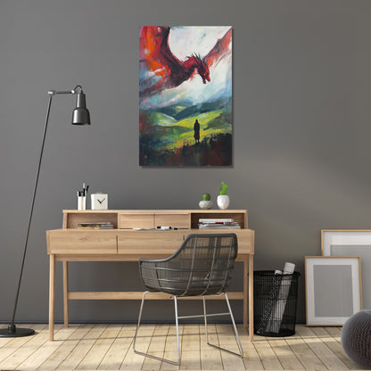 Welsh Dragon Majesty Canvas - Secondary Image 5