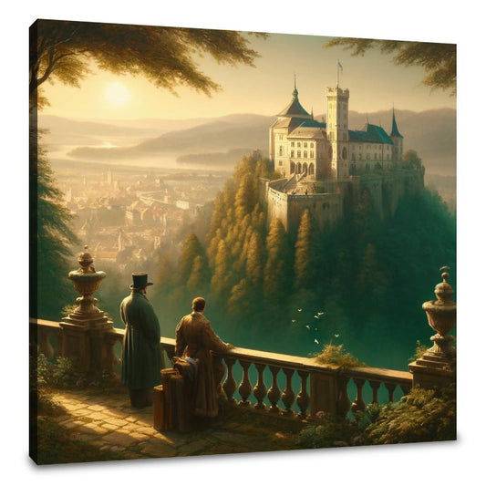 Morning Majesty at Ljubljana Castle Canvas - Main Image