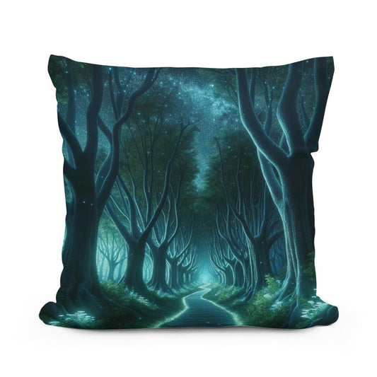 Glowing Grove Cotton Cushion - Main Image