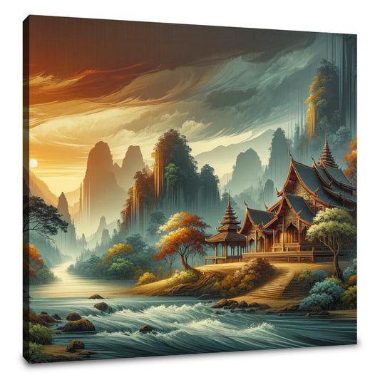 Spiritual Nature Fusion Wall Art Poster - Main Image