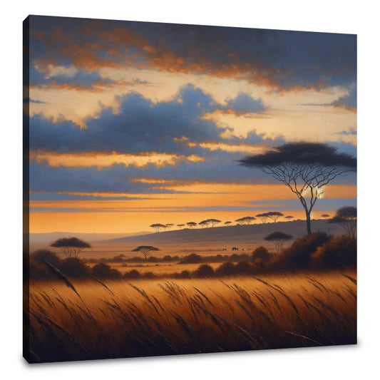 Twilight Savannah Canvas - Main Image