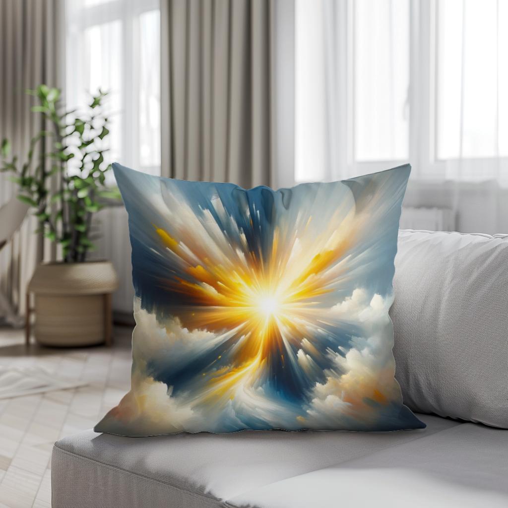 Hope Illuminated Cotton Pillow - Secondary Image 4