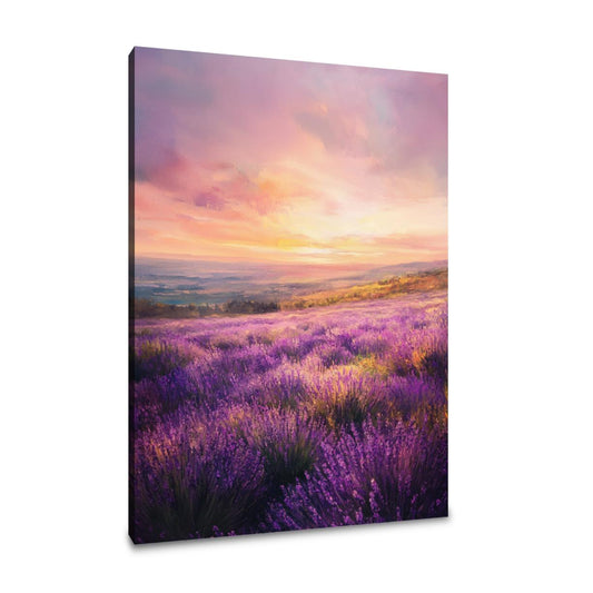 Lavender Sunrise Serenity Canvas - Main Image