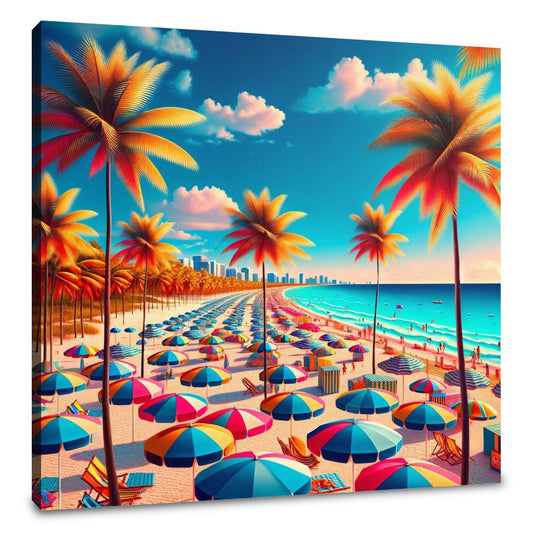 Sunny Miami Bliss Canvas - Main Image