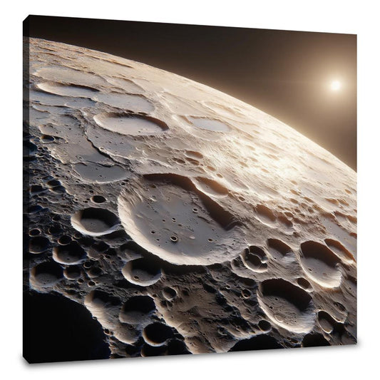 Mercury's Caloris Basin Brilliance Canvas - Main Image