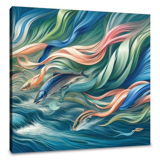 Silken River Canvas - Main Image